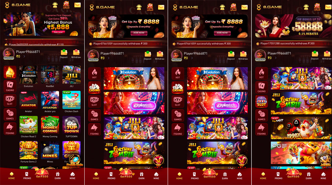 8 game apk information screenshots